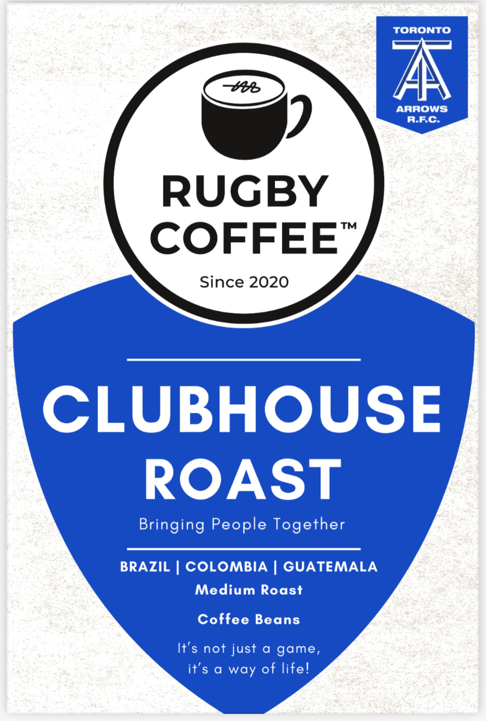 TORONTO ARROWS Clubhouse Roast 1lb Coffee